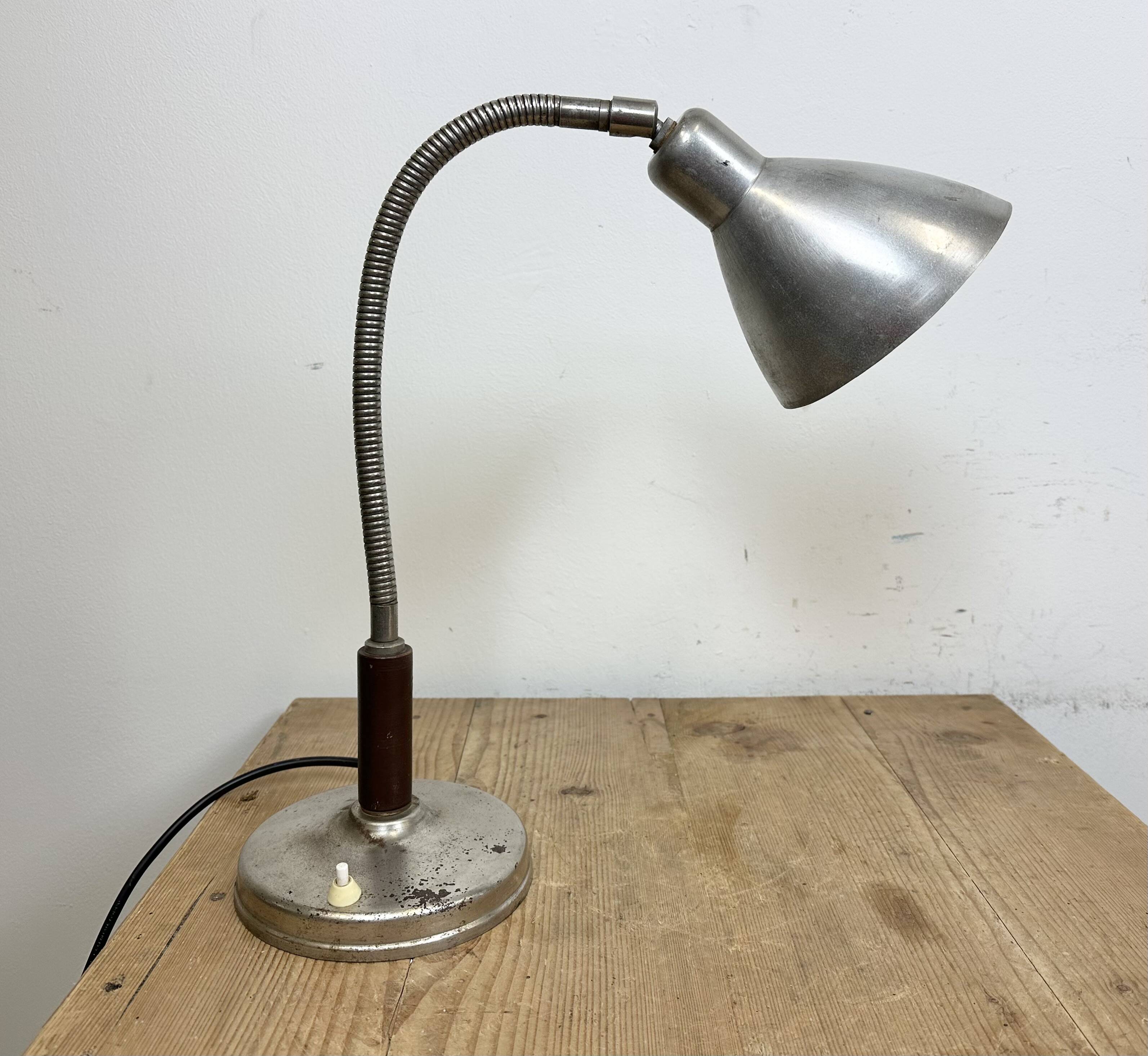 Vintage Gooseneck Table Lamp, 1950s
