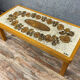 Jean d'Asti Vallauris: ceramic tile coffee table circa 1960