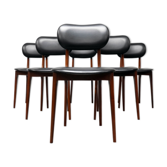 Set of 6 scandinavian chairs