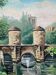 Painting "Old Paris" Lavoir Notre Dame HST