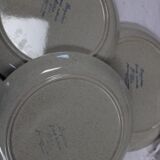 Set of 7 Plates Sarreguemines France Atelier d'Art