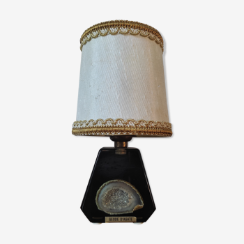 Agathe's mini geode lamp