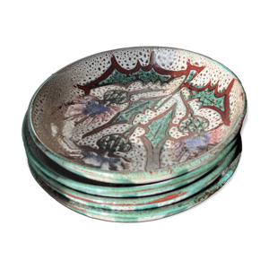 4 assiettes chardon Etienne - vallauris