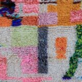 Tapis marocain berbère boujad multicolore moderne
