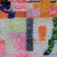Modern multicolor boujad berber moroccan rug