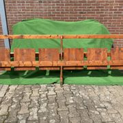 Banc pliant en pin suédois des années 1960-1970