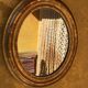 Ancient oval gold mirror 36x42cm