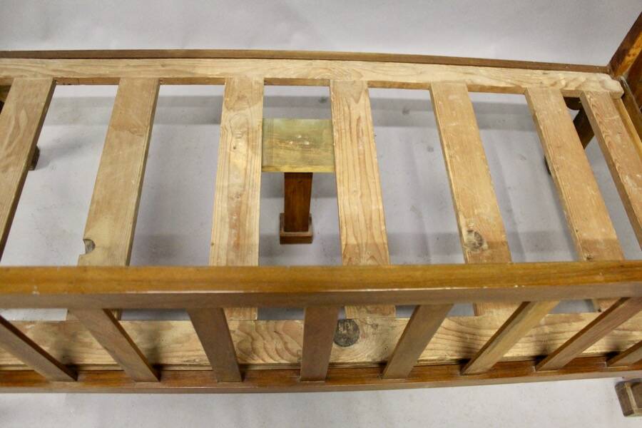 Louis Philippe walnut children's bed