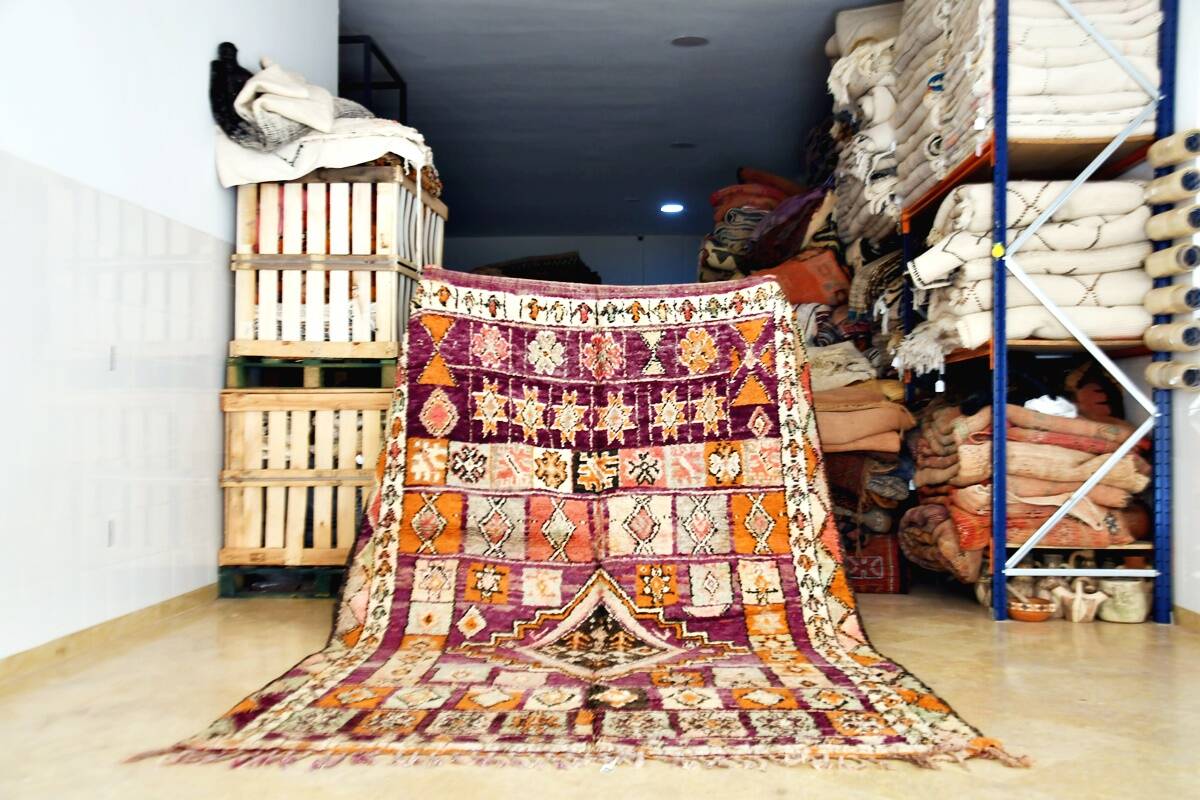 Vintage Boujaad Berber rug