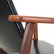 Mid Century Danish Modern teak armchair in the style of Arne Vodder
