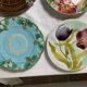 Barbotine plates