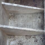 Wooden storage bin, vintage storage furniture, tool storage