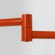 "Skala" orange wall lamp by Jo Hammerborg