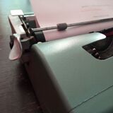 Machine à écrire Olivetti Lattera 32, verte, vintage 1965