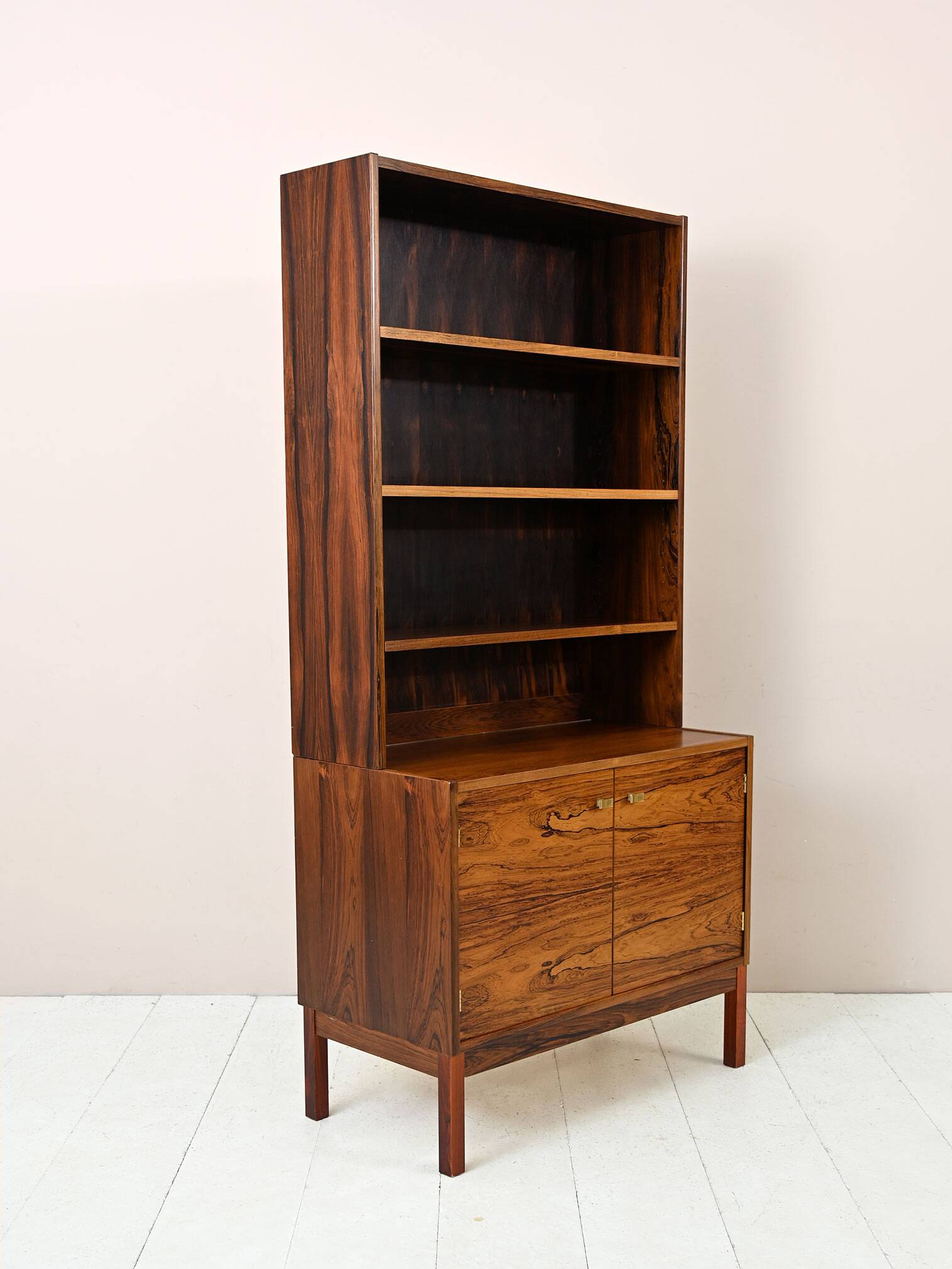 Scandinavian rosewood bookcase