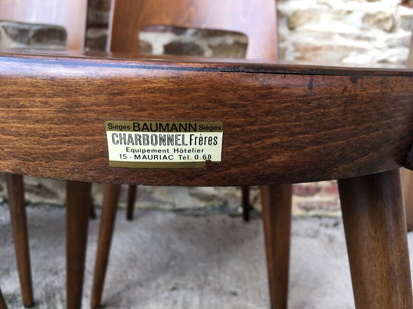 set of 8 chairs Baumann "Mondor"