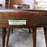 set of 8 chairs Baumann "Mondor"