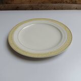 Plat Saint Amand Monaco blanc et jaune