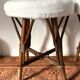 Vintage rattan stools