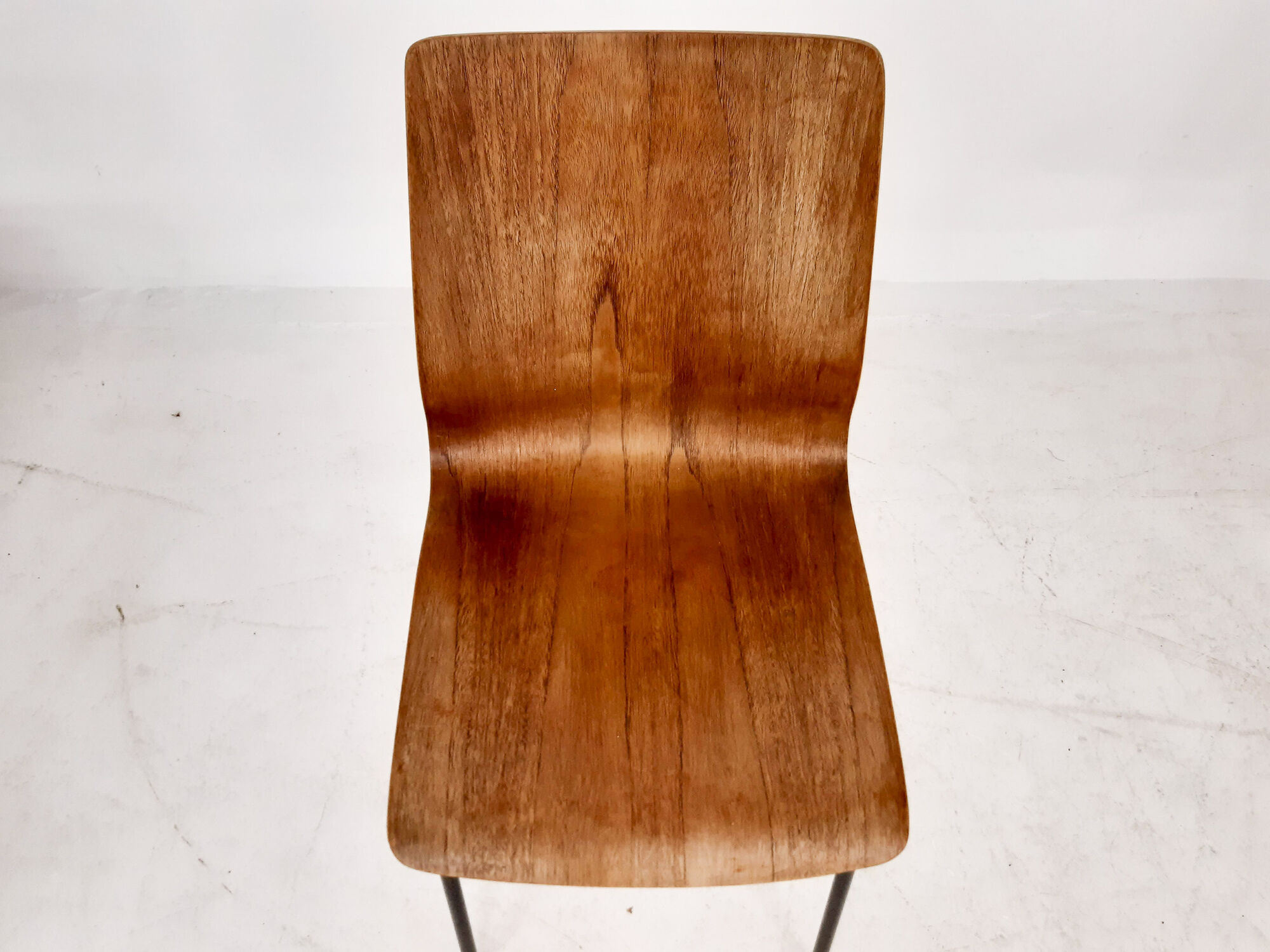 Set of 3 plywood Euroika dining chairs by Friso Kramer for Auping