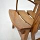 Paire de fauteuils lounge brutalistes en chêne massif par Dittmann & Co., 1970s
