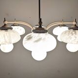 Space age Sputnik chandelier with 6 lights, 50s-60s