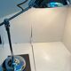 Vintage 90s chrome articulated interior lamp