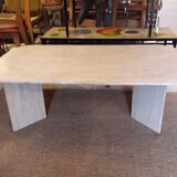 Travertine coffee table