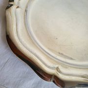 Plat de Service Rond en métal argenté Quist Alpacca
