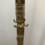 Bronze and onyx coat rack