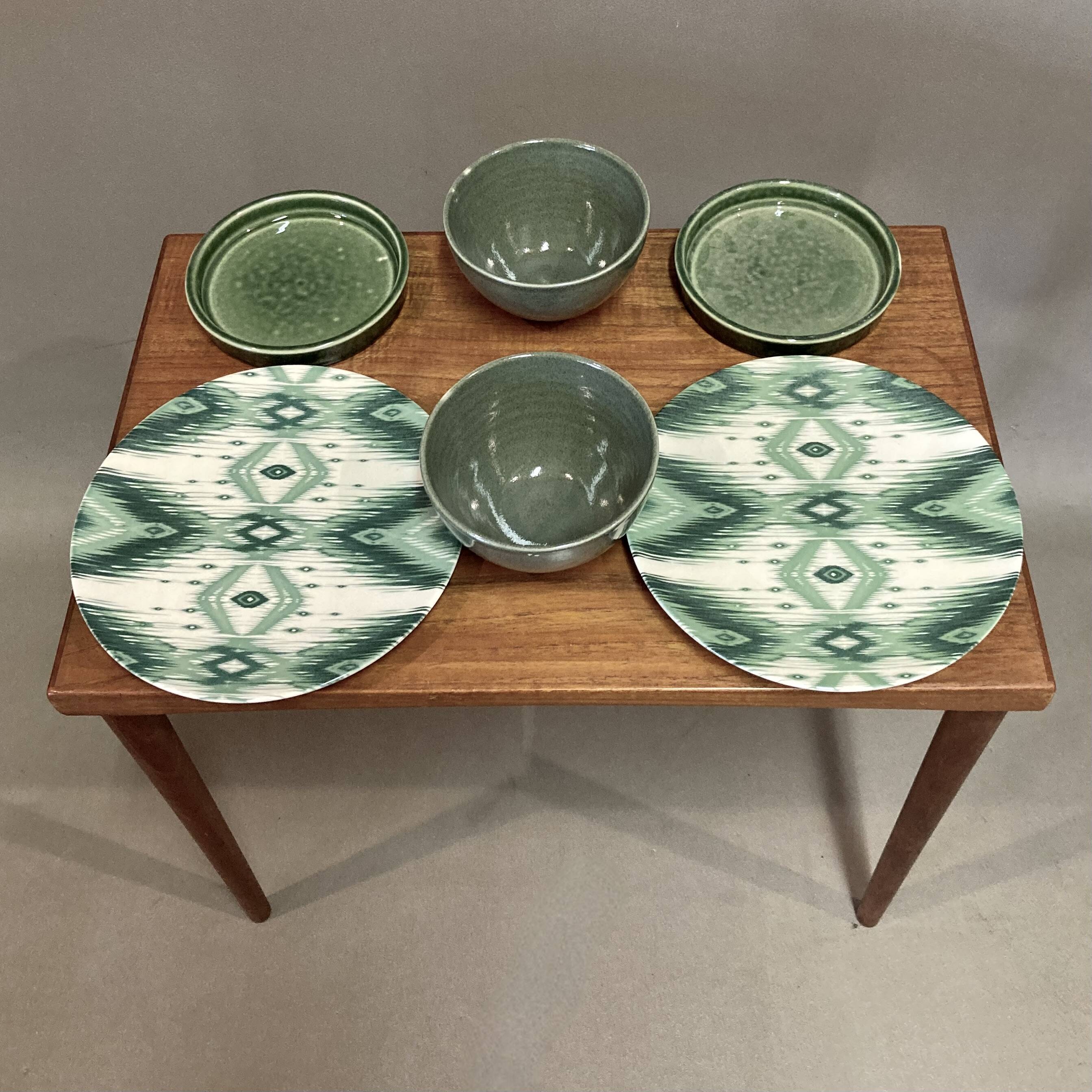 6-piece set entirely handmade.