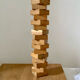 Pied de lampe en bois