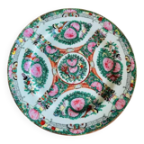 Vintage Chinese porcelain plate - Floral decoration and traditional patterns