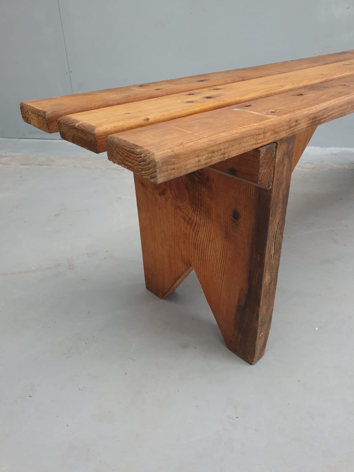 Antique wooden bench