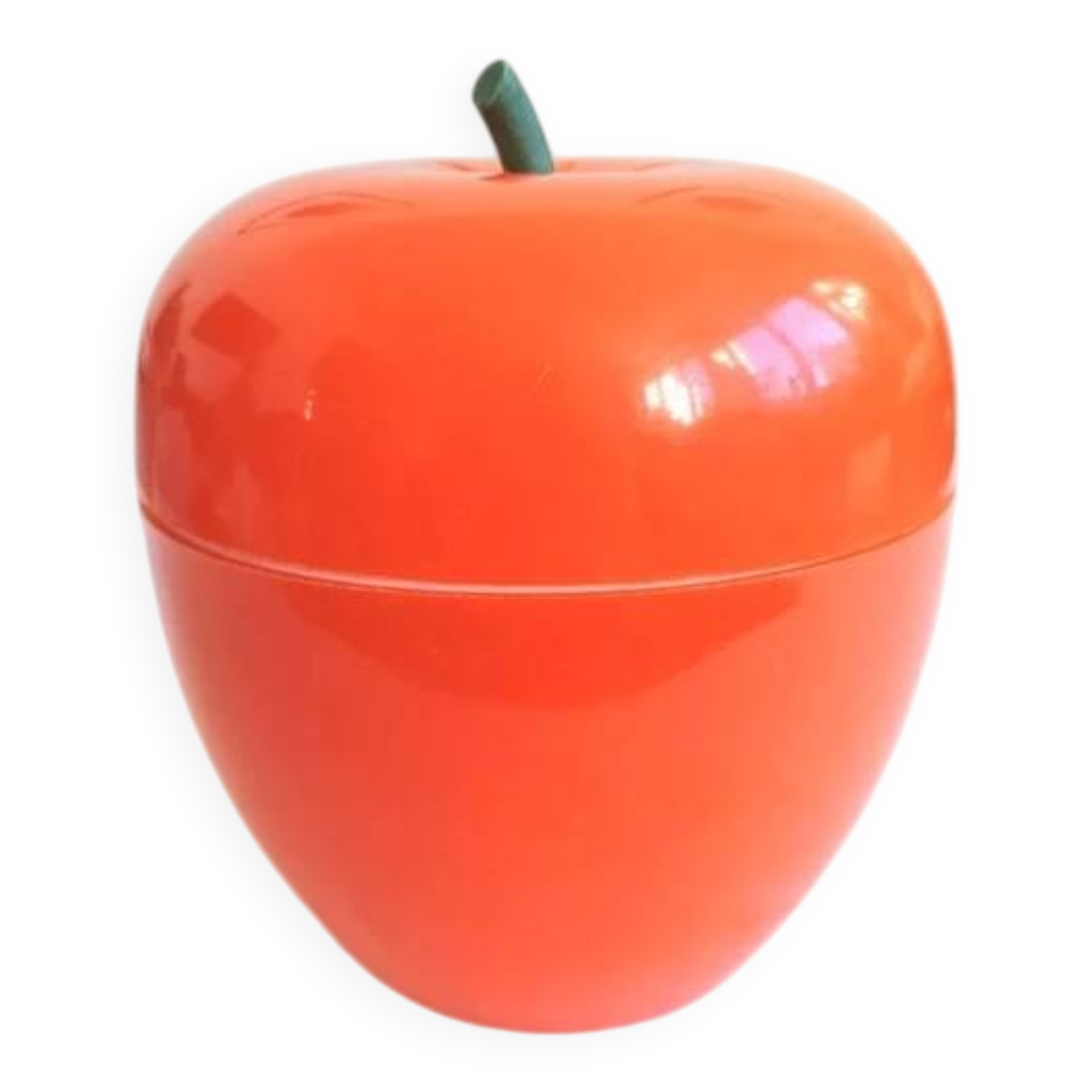 Vintage orange ice cube tray