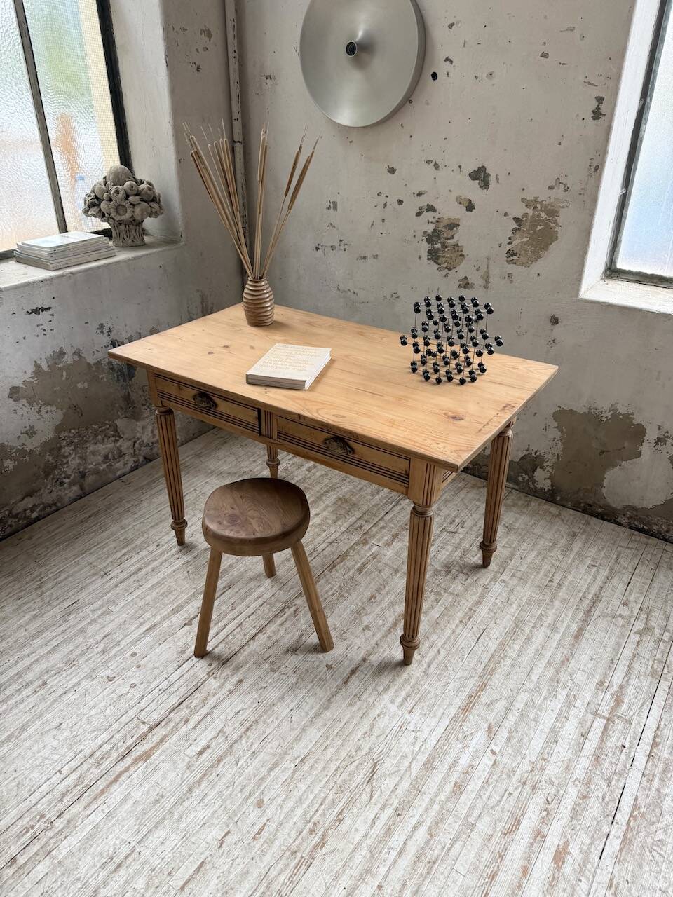 1950s pine desk
