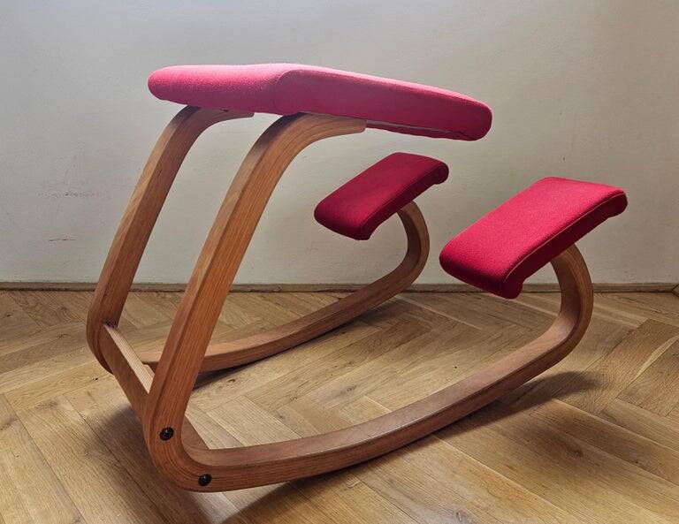 Rare Midcentury Balance Variable Knee Chair, Peter Opsvik, Norway, Stokke,