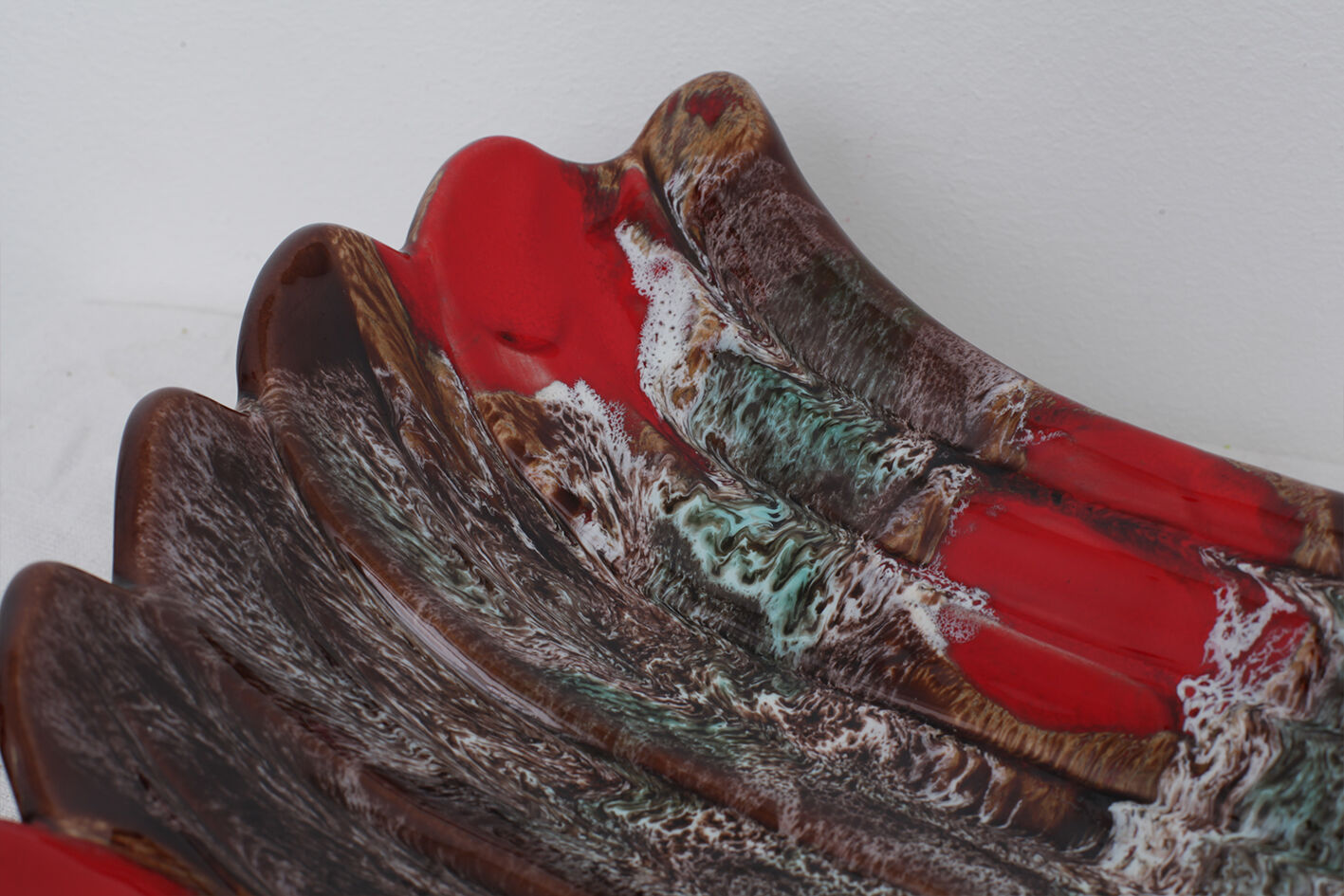 Vallauris ceramic fruit dish or cup