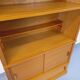 Vintage oak storage bookshelf from the 1960s.