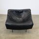 Fauteuil Butterfly vintage en cuir noir par Gerard van den Berg pour Montis