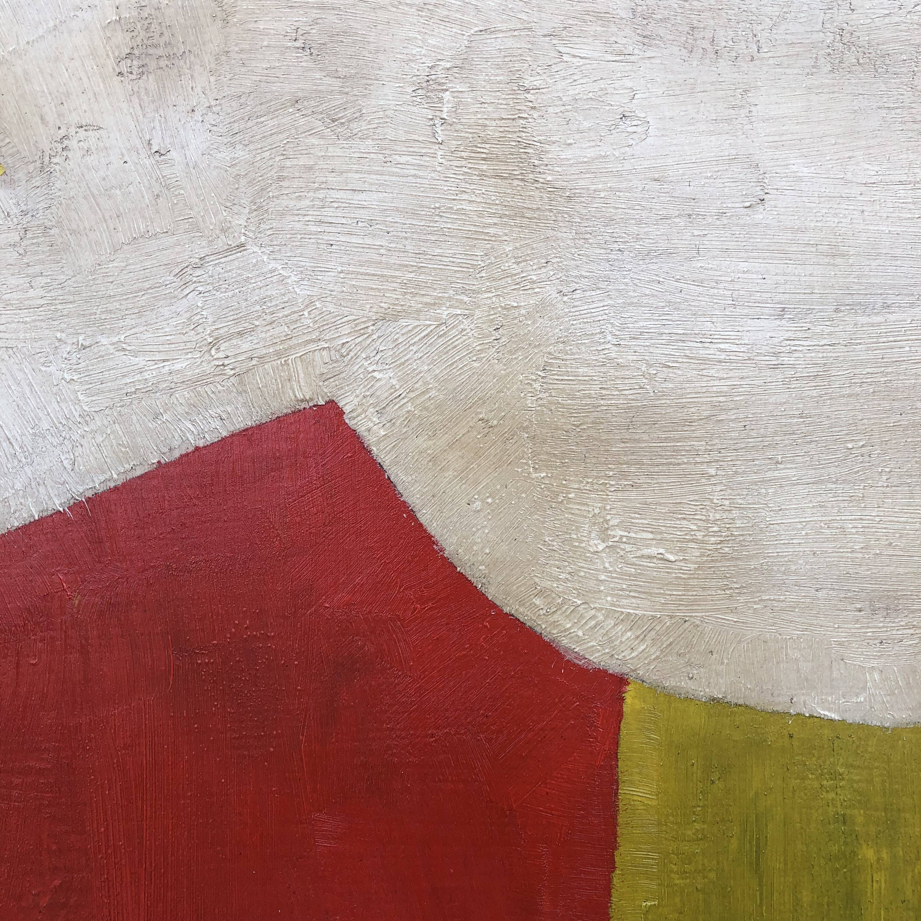 Oil on abstract panel