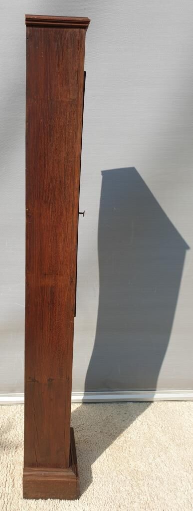 Nineteenth century clock library trapeze shape