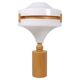 Mid-century modern table lamp in pine and acrylic, Sweden, 1970s