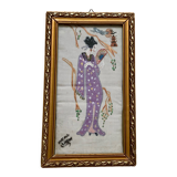 Geisha painting vintage