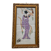 Geisha painting vintage