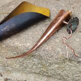 Pair of vintage 50s copper and metal wall lights