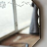 Patterned Beveled Mirror - Rectangular - 3.7
