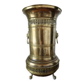 Vintage brass umbrella stand