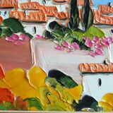 Mediterranean Landscape Oil on canvas (XXth)