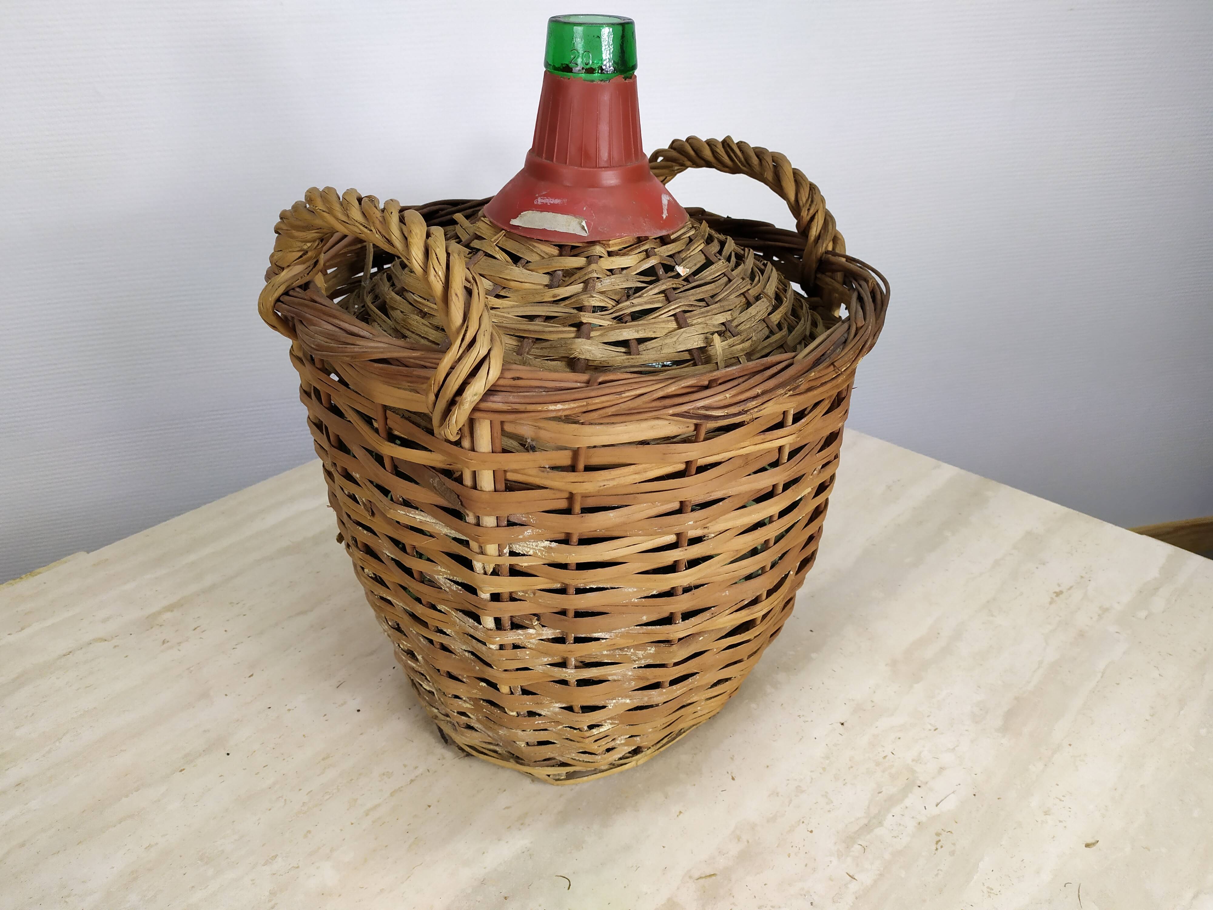 Dame jeanne osier 20 litres